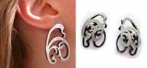 shadow-earrings Shadow Earrings. (photos by artist)